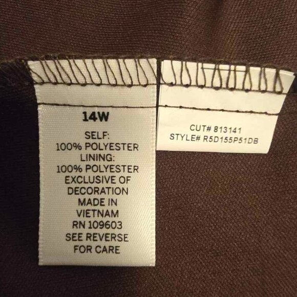 Dress Barn Shark Bite Hem Dress - Southwest Aztec Boho - Picture 11 of 11